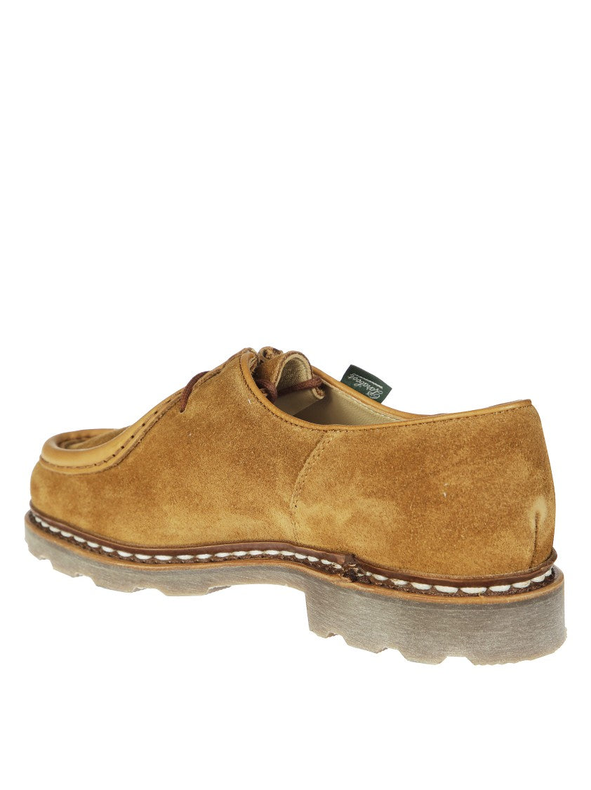 Paraboot Michael Vel Whisky Brown Suede Shoes