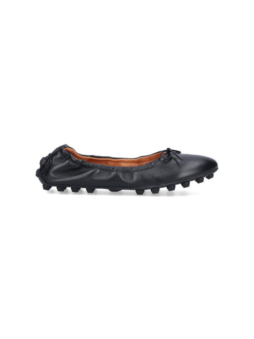 Tod's "Bubble" Ballerinas – Black