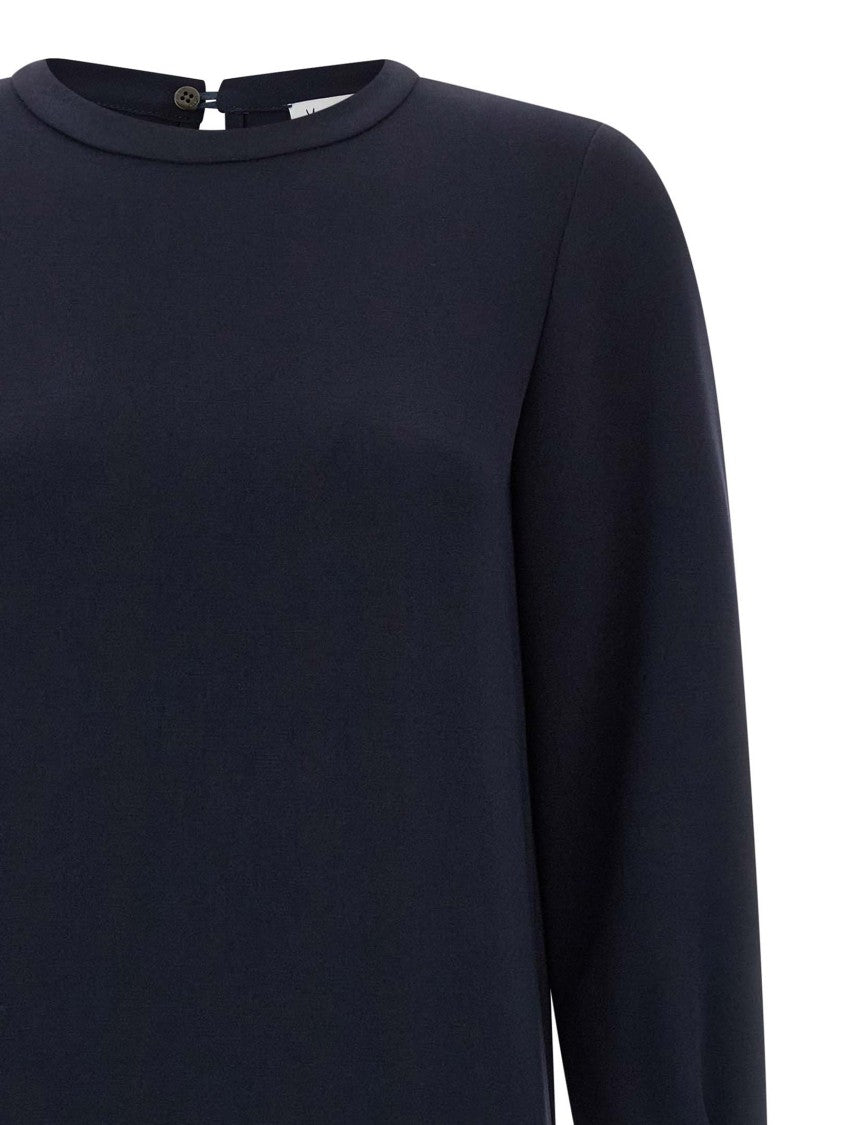 Alberto Biani Long Cady Tunic Dress With Teardrop Cut-Out