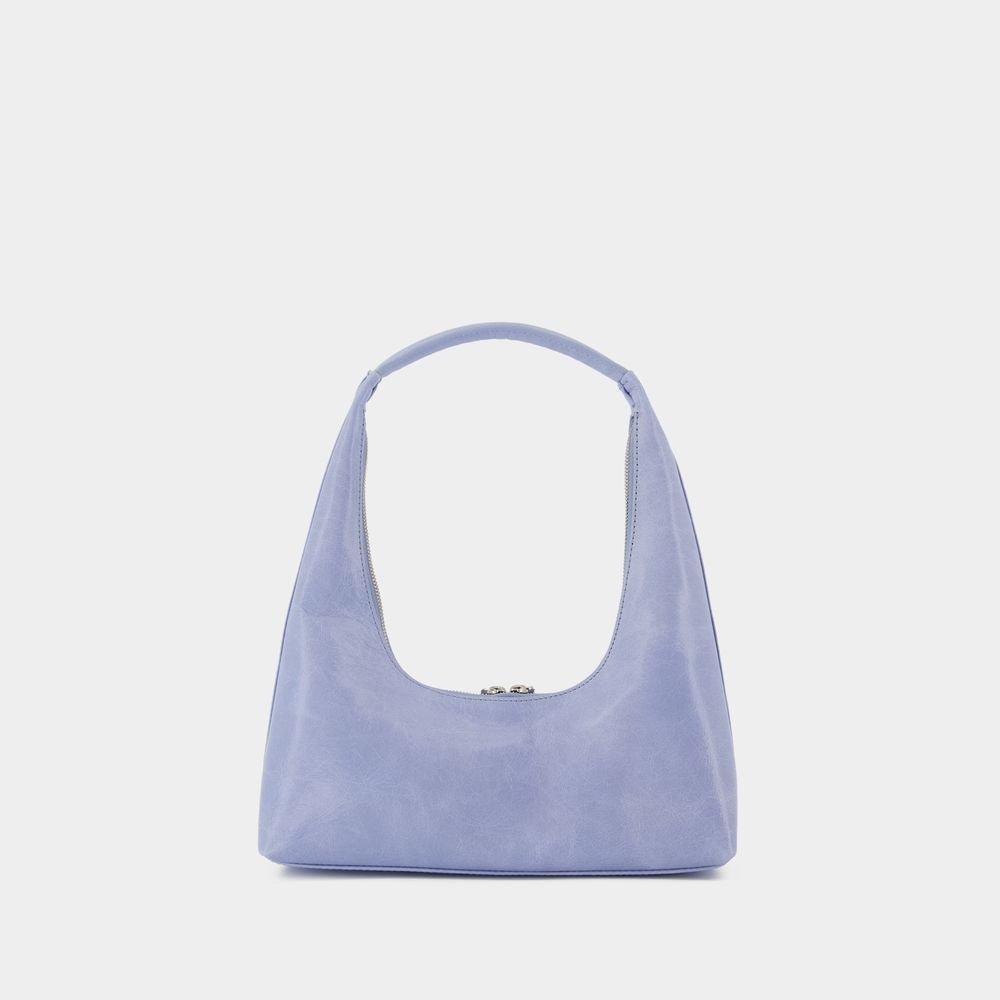 Margesherwood Calfskin Leather Shoulder Bag With Rounded Silhouette