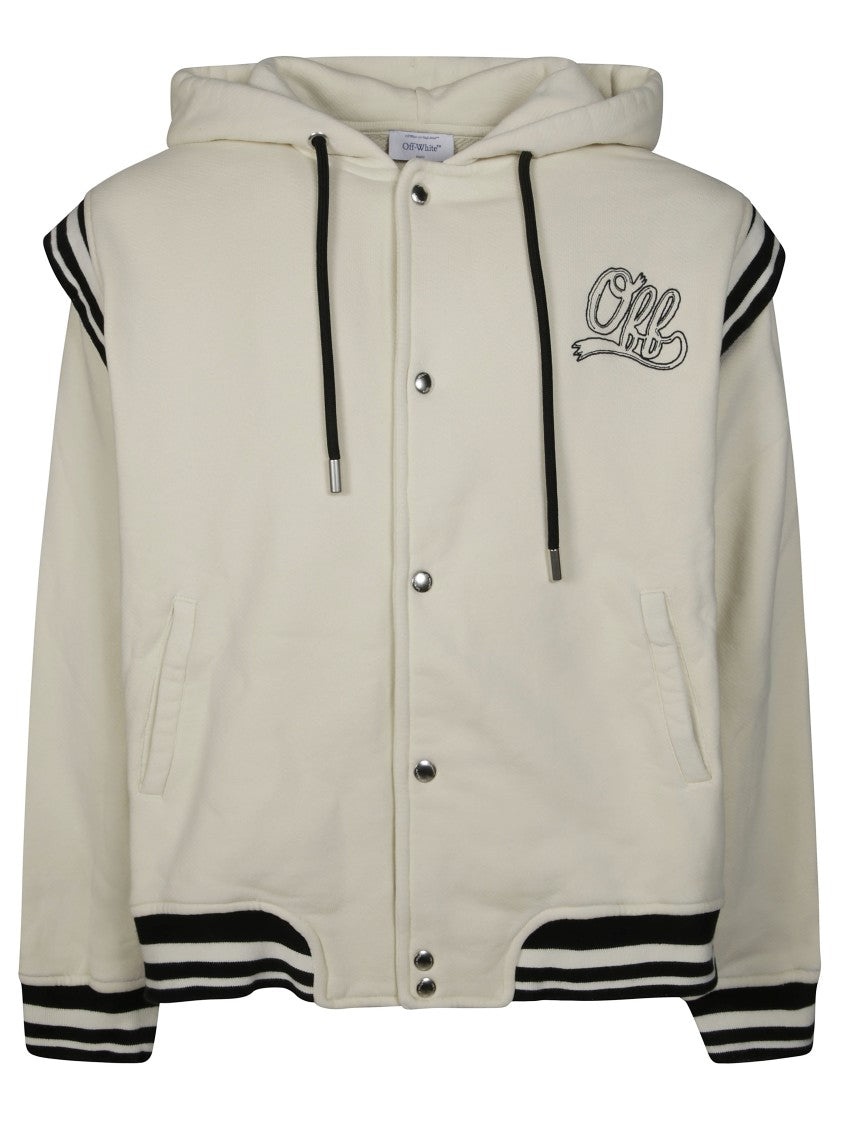 Off-White Off Fleece Varsity Hoodie