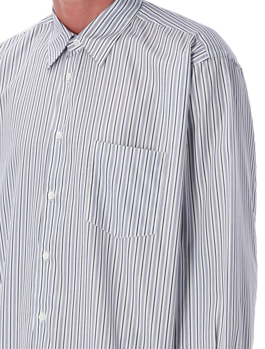 Comme Des Garçons Vertical Stripe Long-Sleeve Shirt