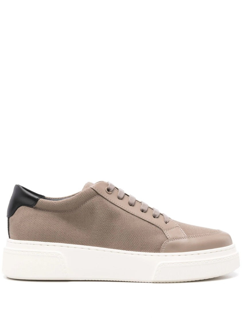 Giorgio Armani Elegant Black Trainers With Minimalist Design