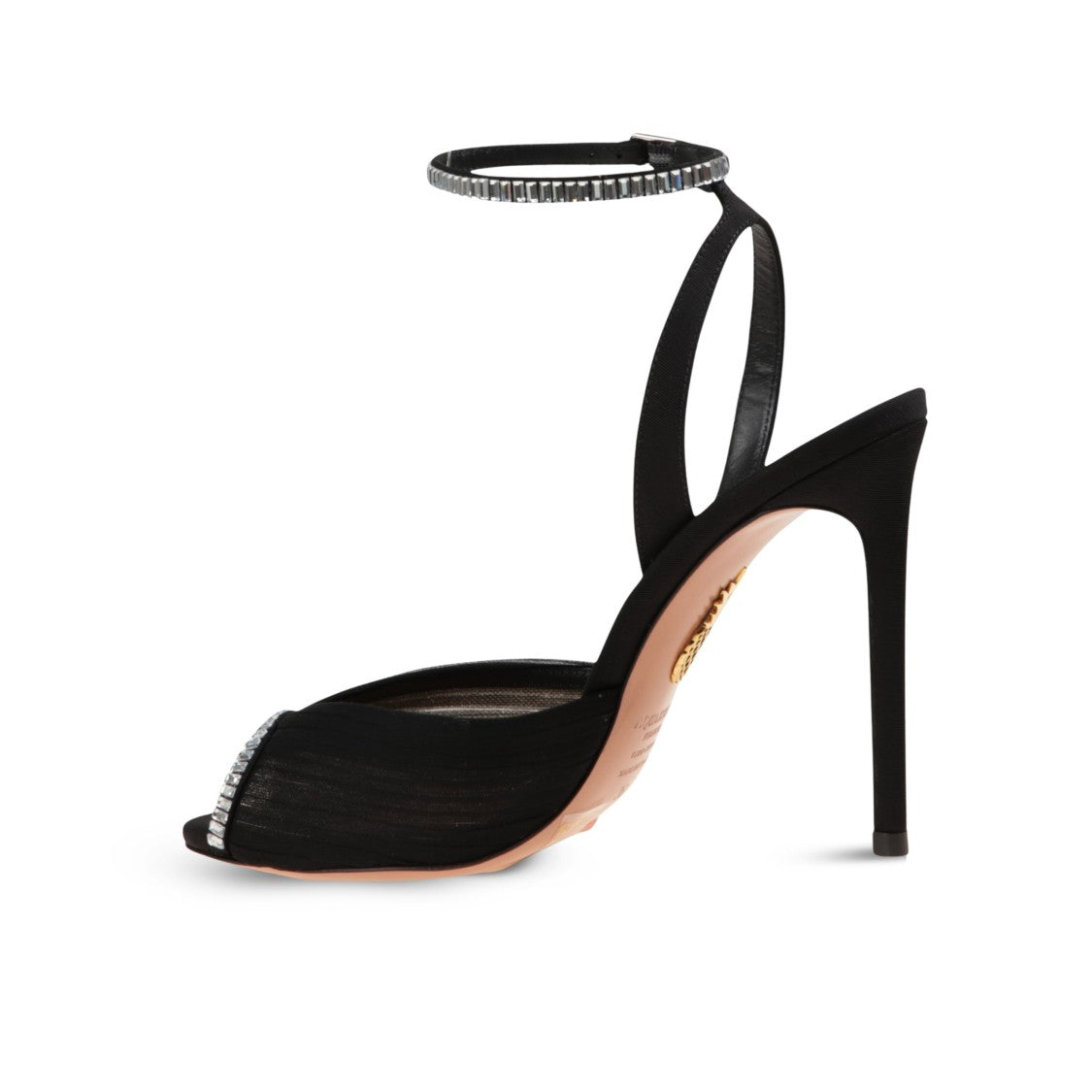 Aquazzura Be Mine Crystal Sandals