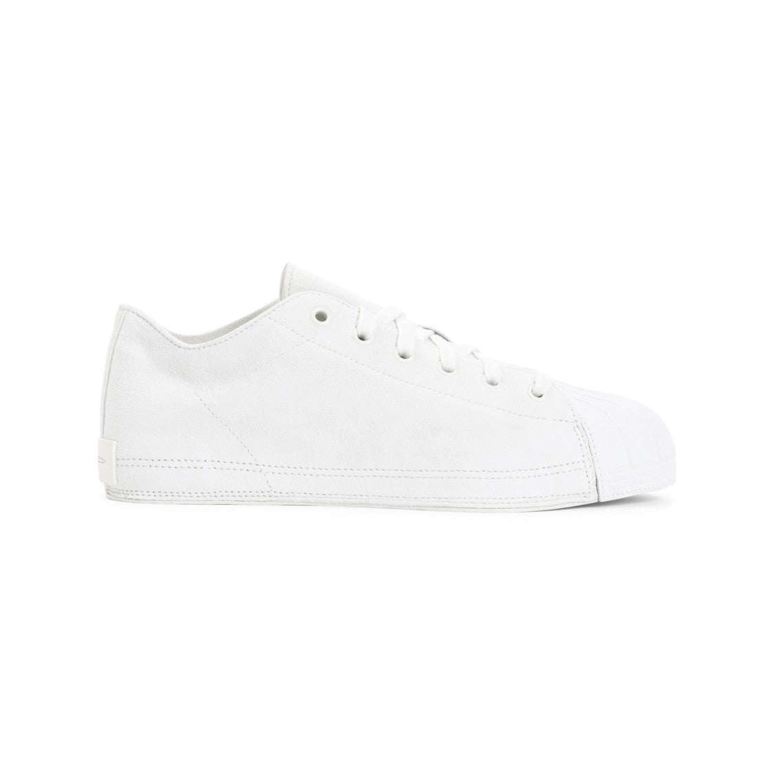 Y-3 Nizzastar Lo Light Grey Suede Leather Sneakers