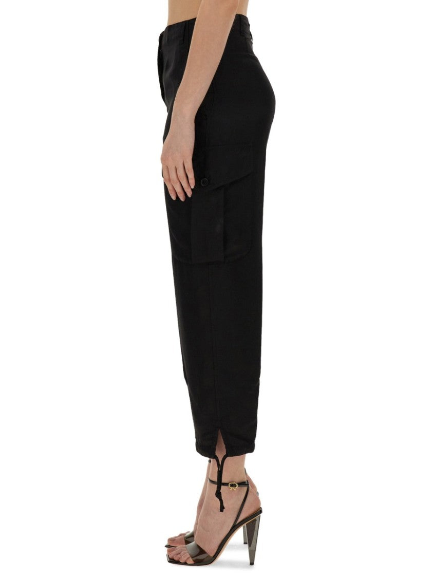 Aspesi Regular Fit Cargo Pants With Adjustable Hems And Side Pockets