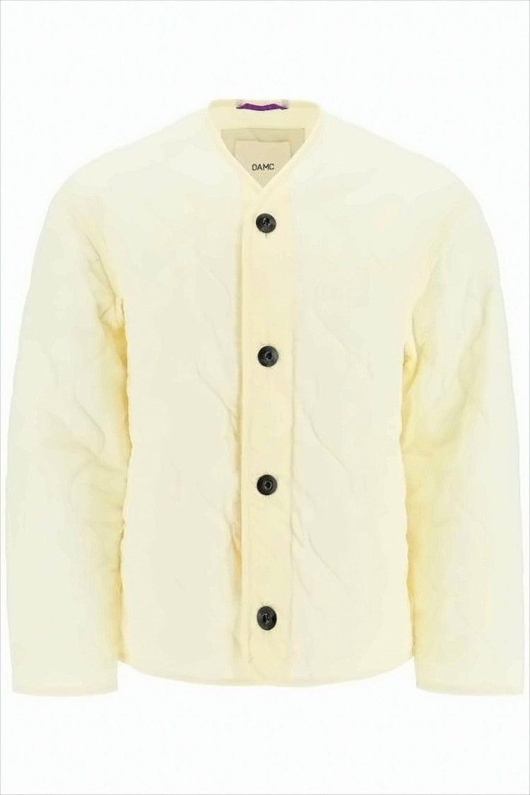 Oamc Quilted Padded Jacket With Design