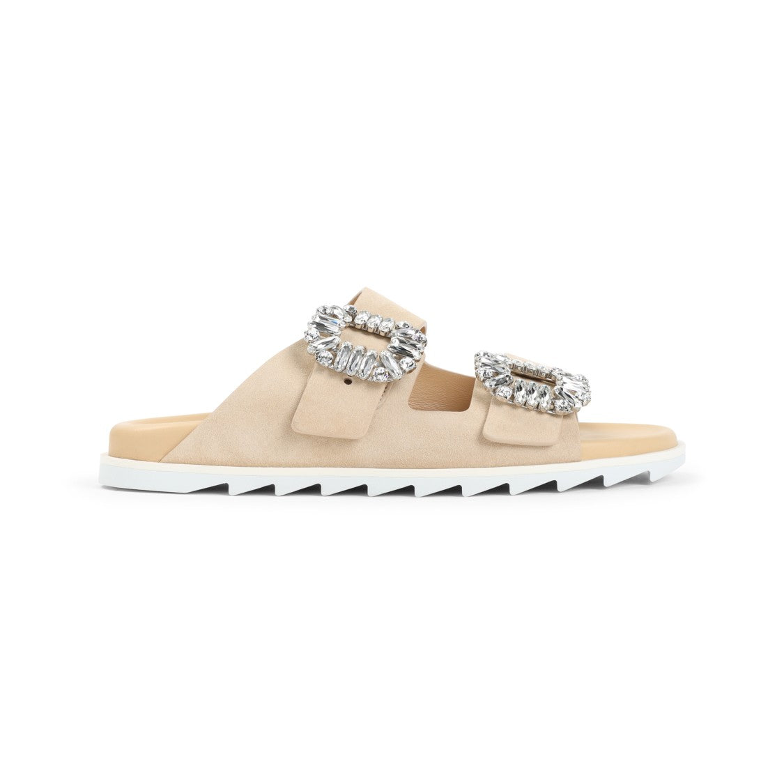 Roger Vivier Slidy Strass Buckle Sandals