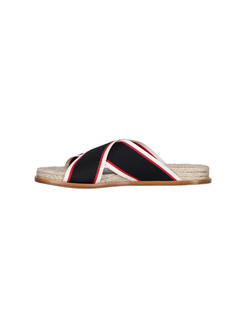 Christian Louboutin "Hot Cross" Slippers