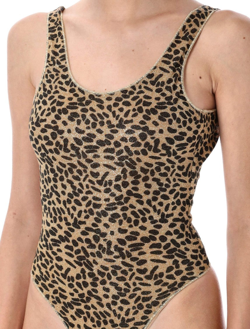 Oséree Animalier Sporty Mailot One-Piece Swimsuit