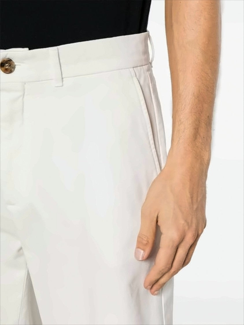 Brunello Cucinelli Mid-Thigh Length Cotton Shorts With Minimalist Design