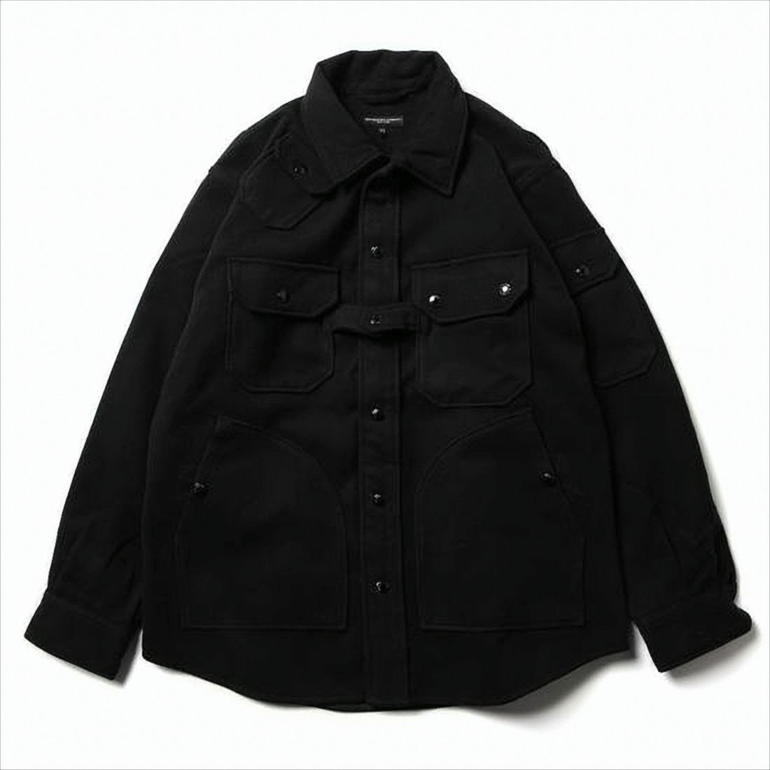 Engineered Garments Structured Black Jacket With Front Pockets