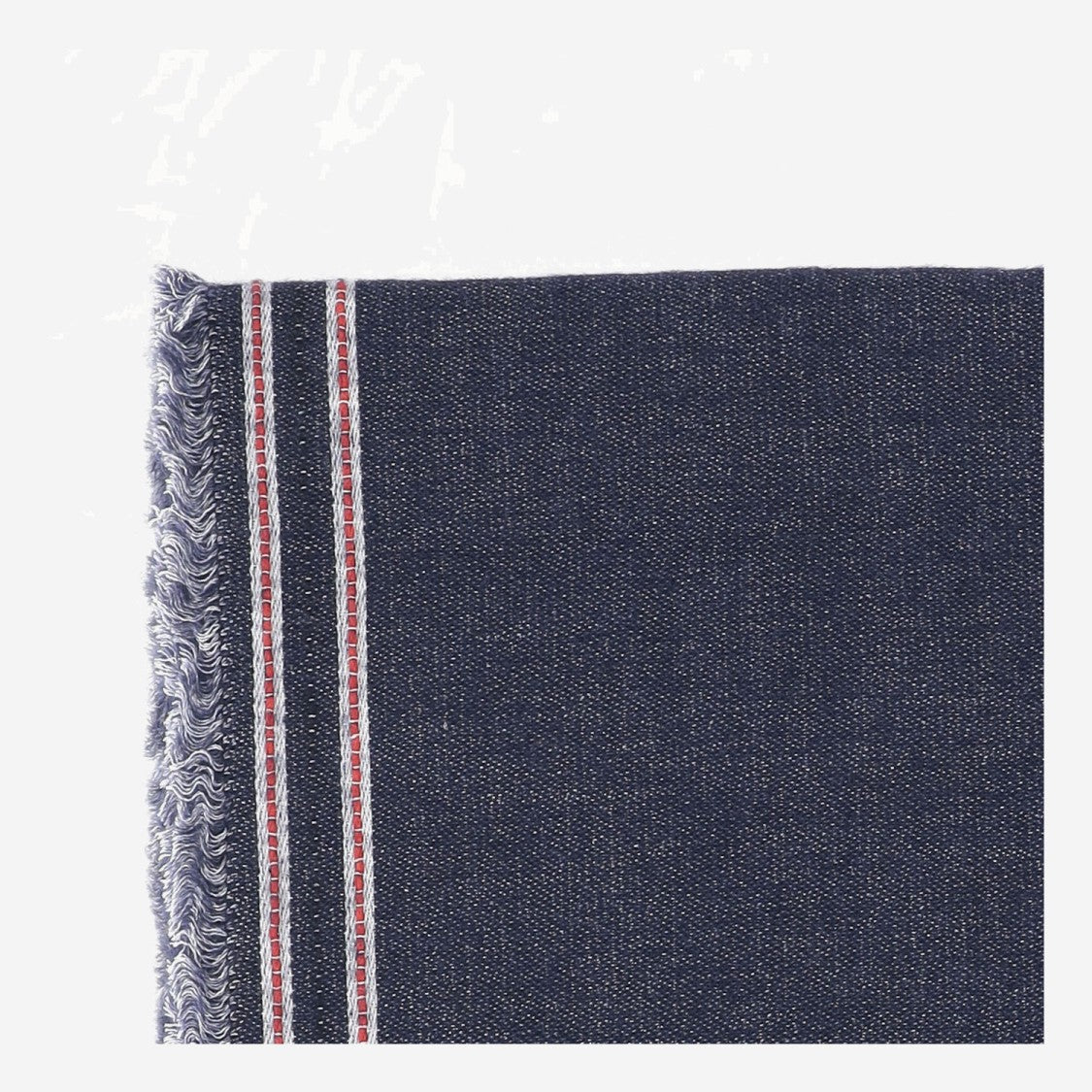 Faliero Sarti Cashmere And Silk Blend Denim Scarf