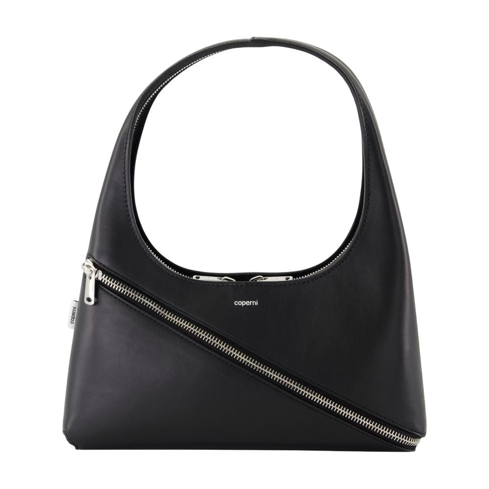 Coperni Zip Handbag - Leather - Black