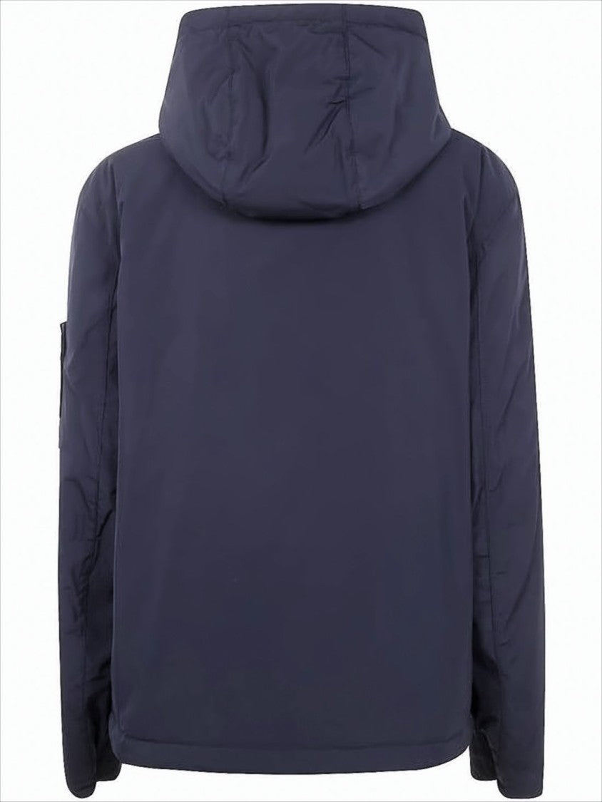 Stone Island Padded Hooded Jacket With Minimalist Design