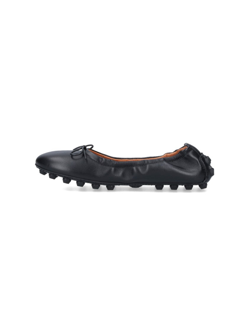 Tod's "Bubble" Ballerinas – Black