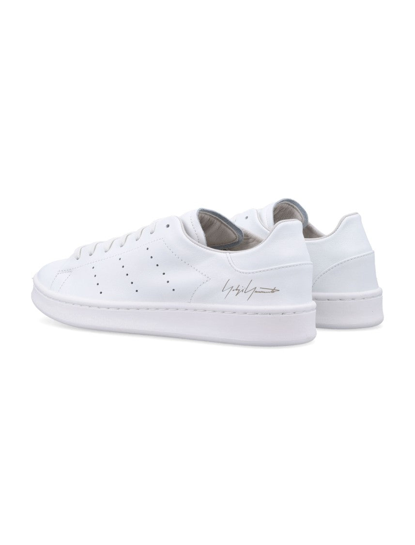 Y-3 Stan Smith Minimalist White Leather Low-Top Sneakers