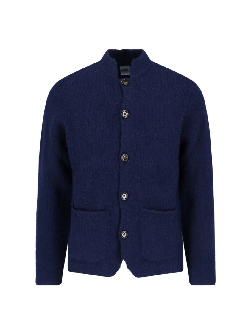 Aspesi Wool Cardigan – Grey