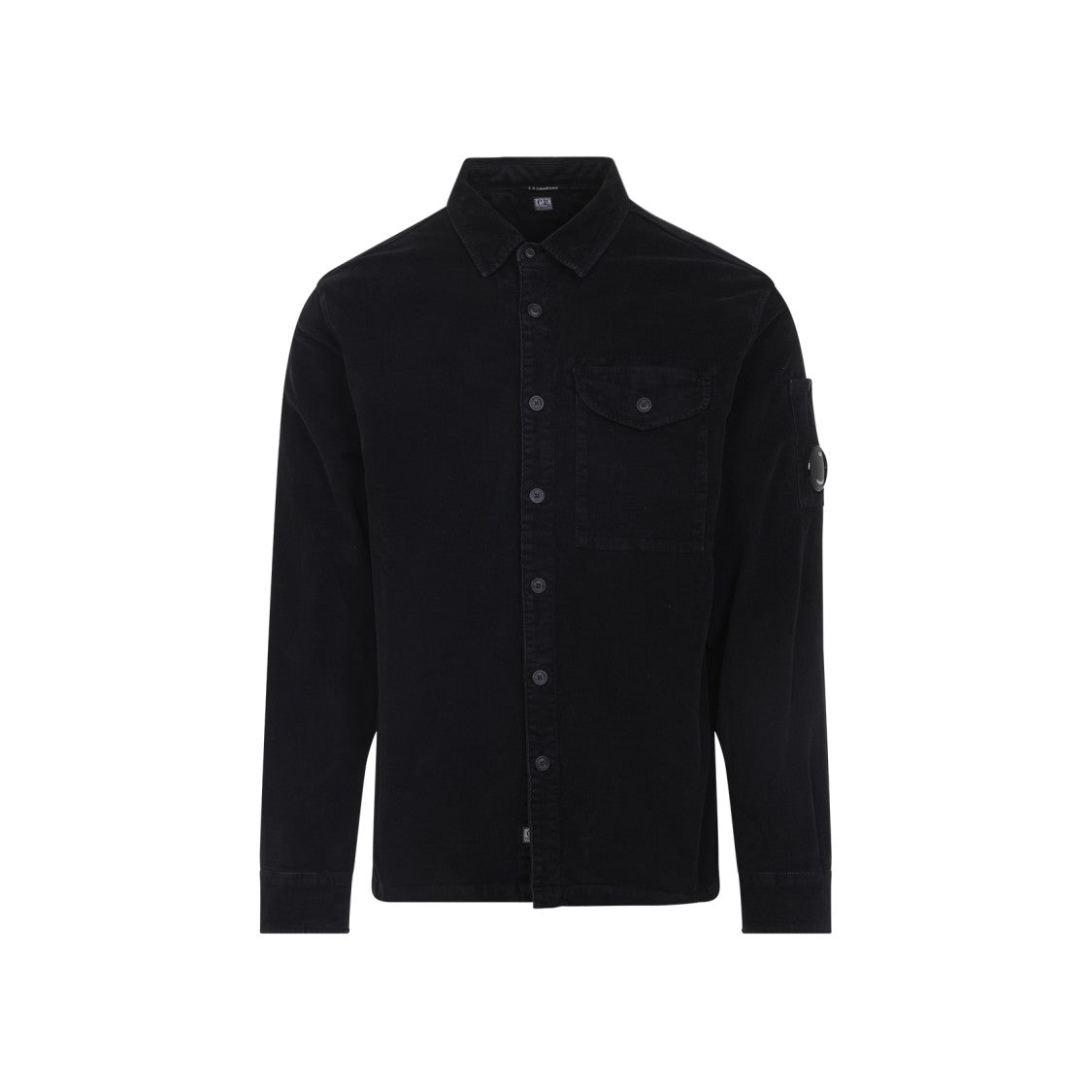 C.P. Company Ls Corduroy Black Cotton Shirt