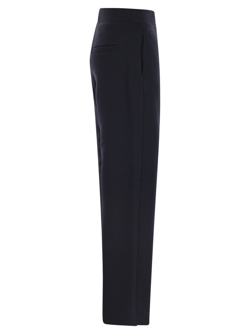 Max Mara Pompeo - Cotton Trousers With Logo