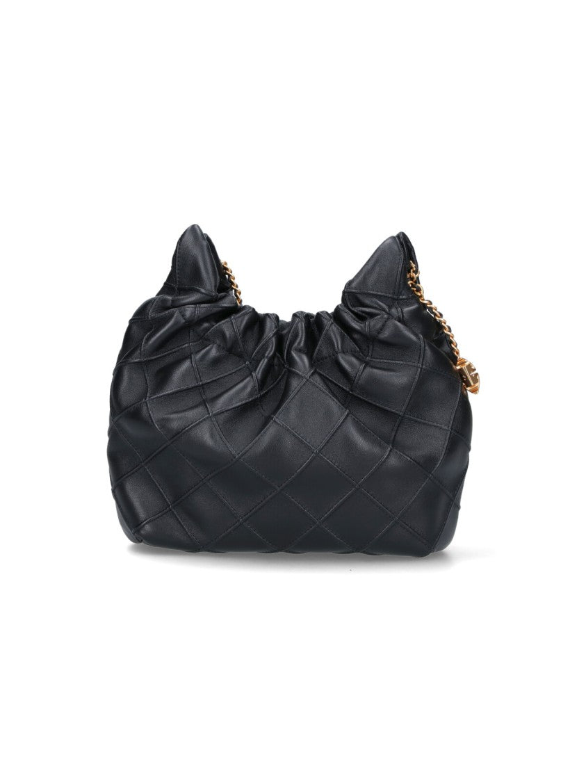 Tory Burch Structured Black Handbag With Clean Lines