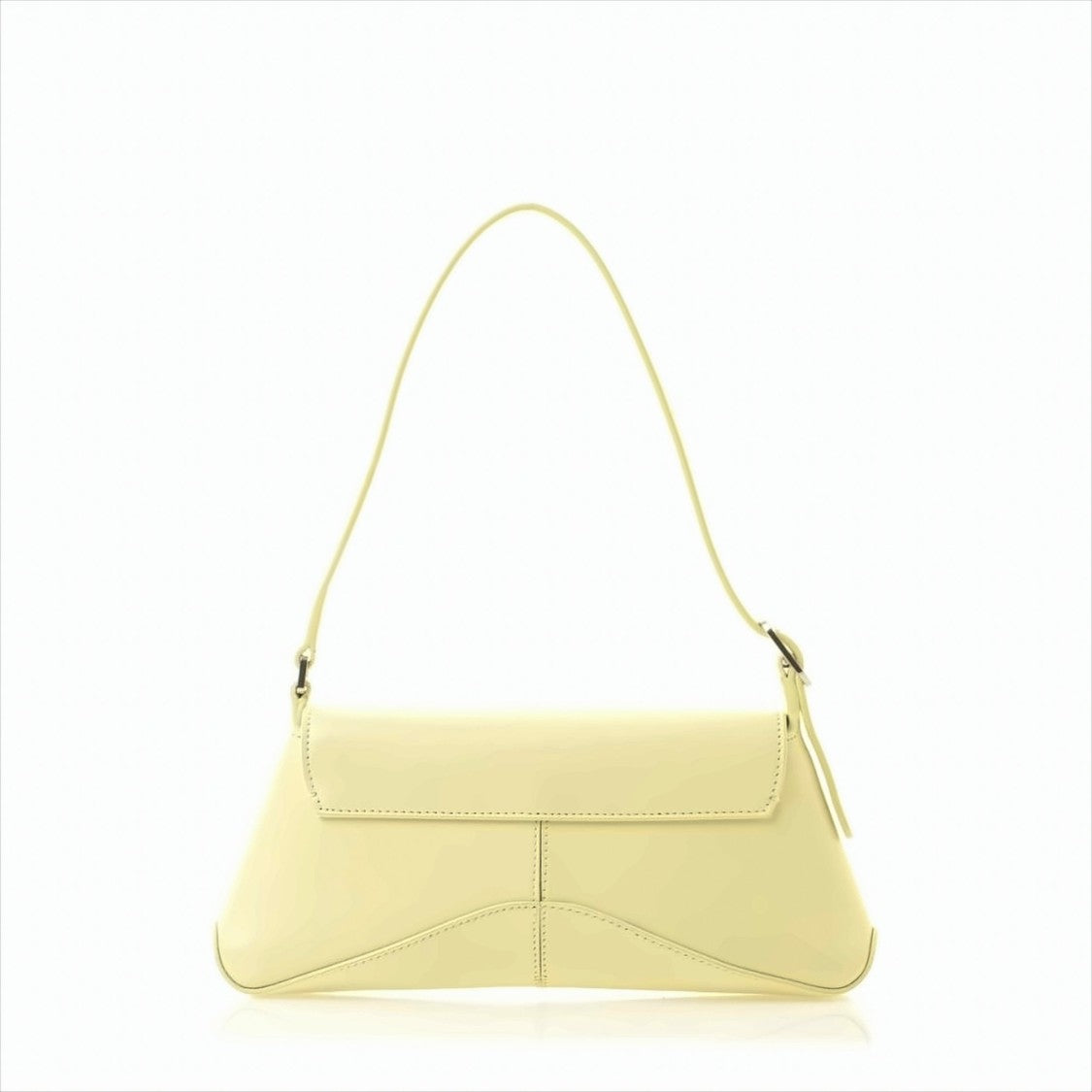 Balenciaga Structured Flap Bag With Aged-Silver Hardware