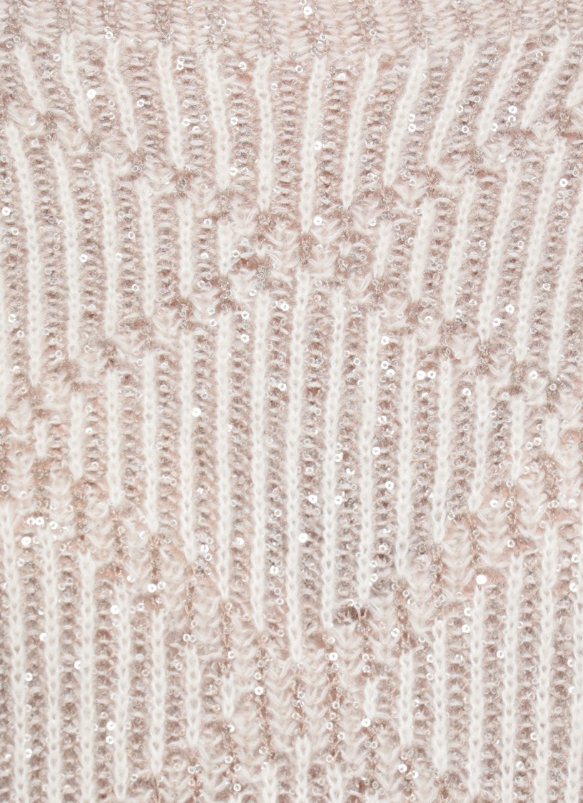 D. Exterior Beige Alpaca And Wool Sweater