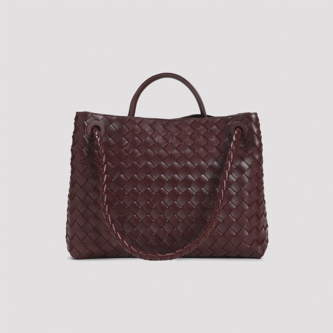 Bottega Veneta Braided Lamb Leather Handbag With Gold-Tone Hardware