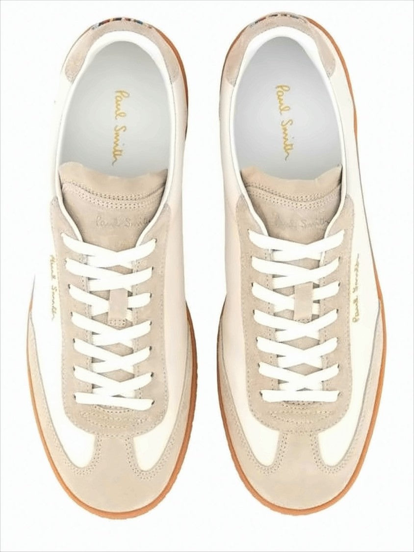 Paul Smith Low-Top Sneakers With Suede Overlays And Multicolor Stripes