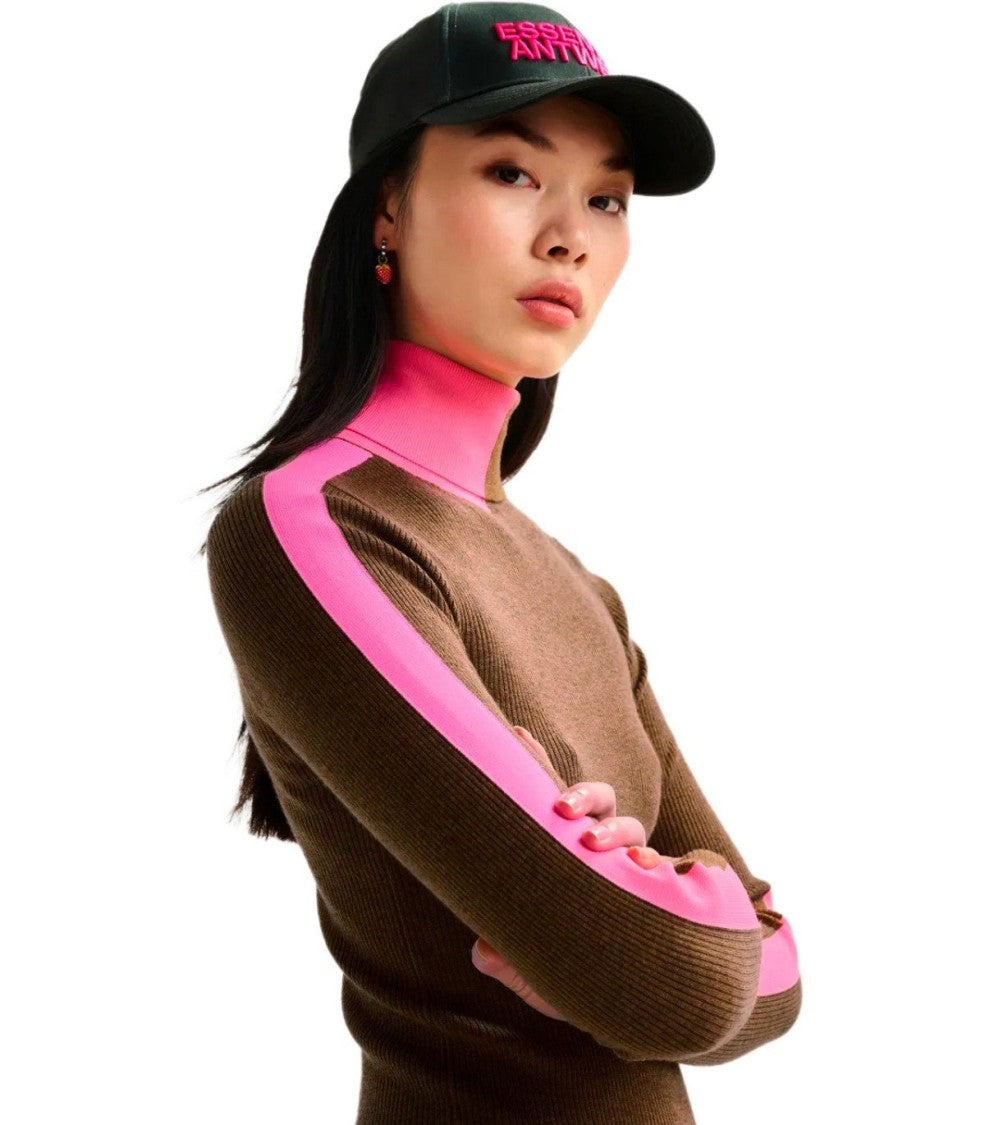 Essentiel Antwerp Iffort Bicolor Turtleneck Sweater