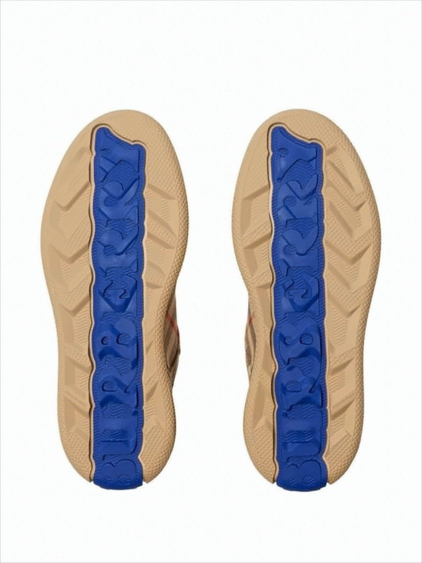 Burberry Low-Top Sneakers With Classic Check Pattern