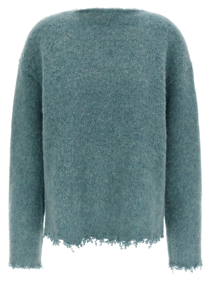 Jil Sander Wool Sweater With Boat Neckline