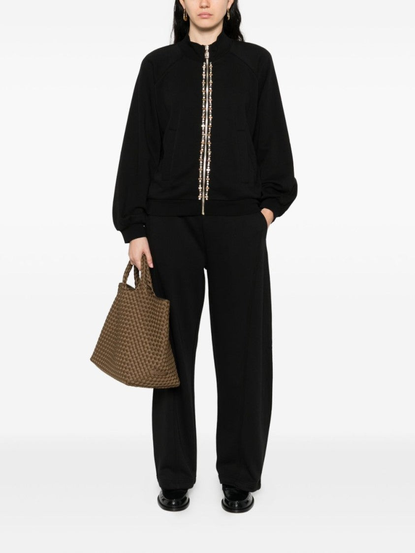 Liu Jo High Collared Black Sweater