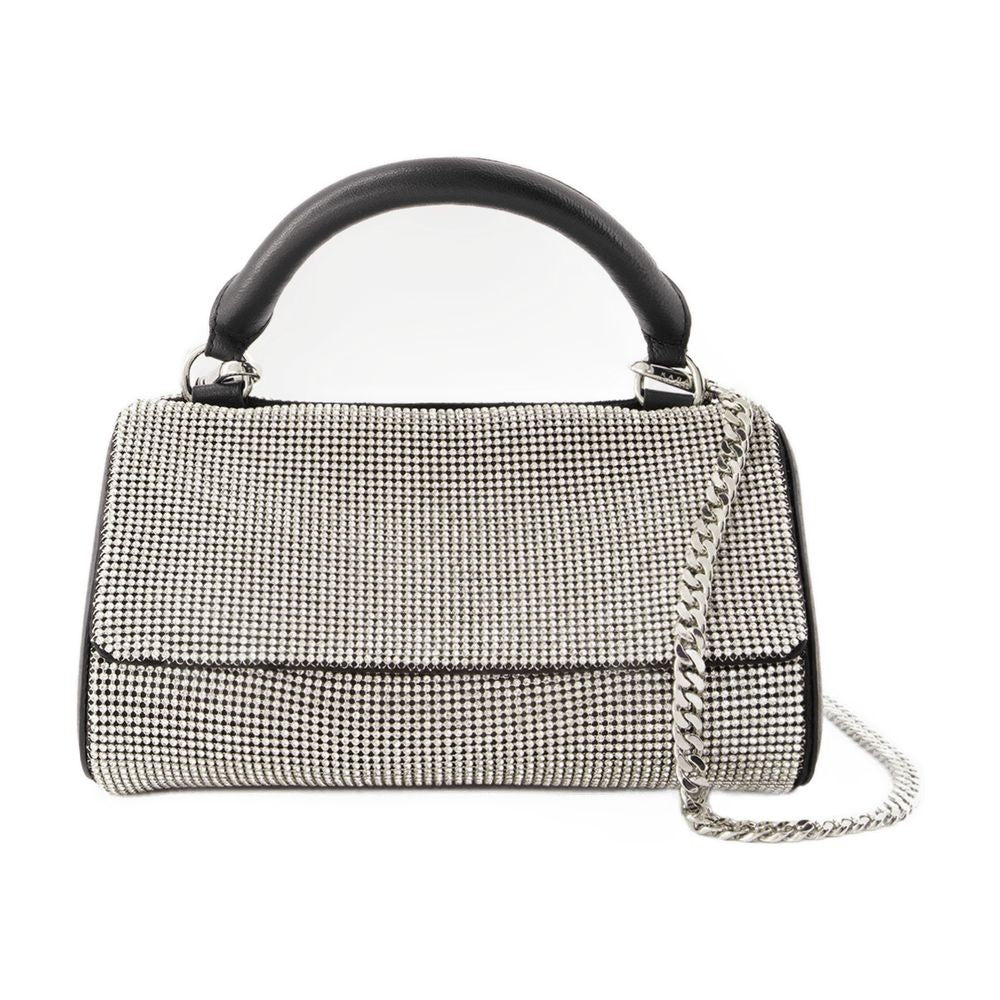 Kara Crush Satchel Bag - Mesh - White