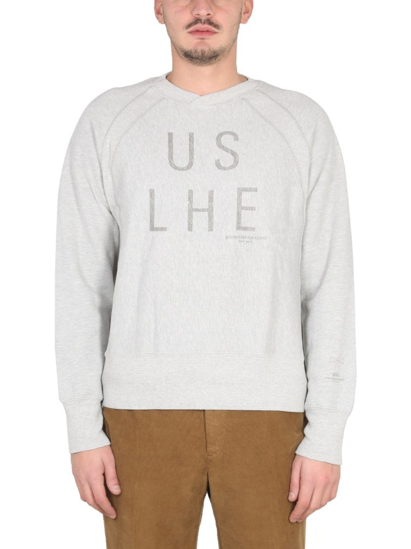 Engineered Garments Relaxed Fit Crewneck Sweatshirt With Logo