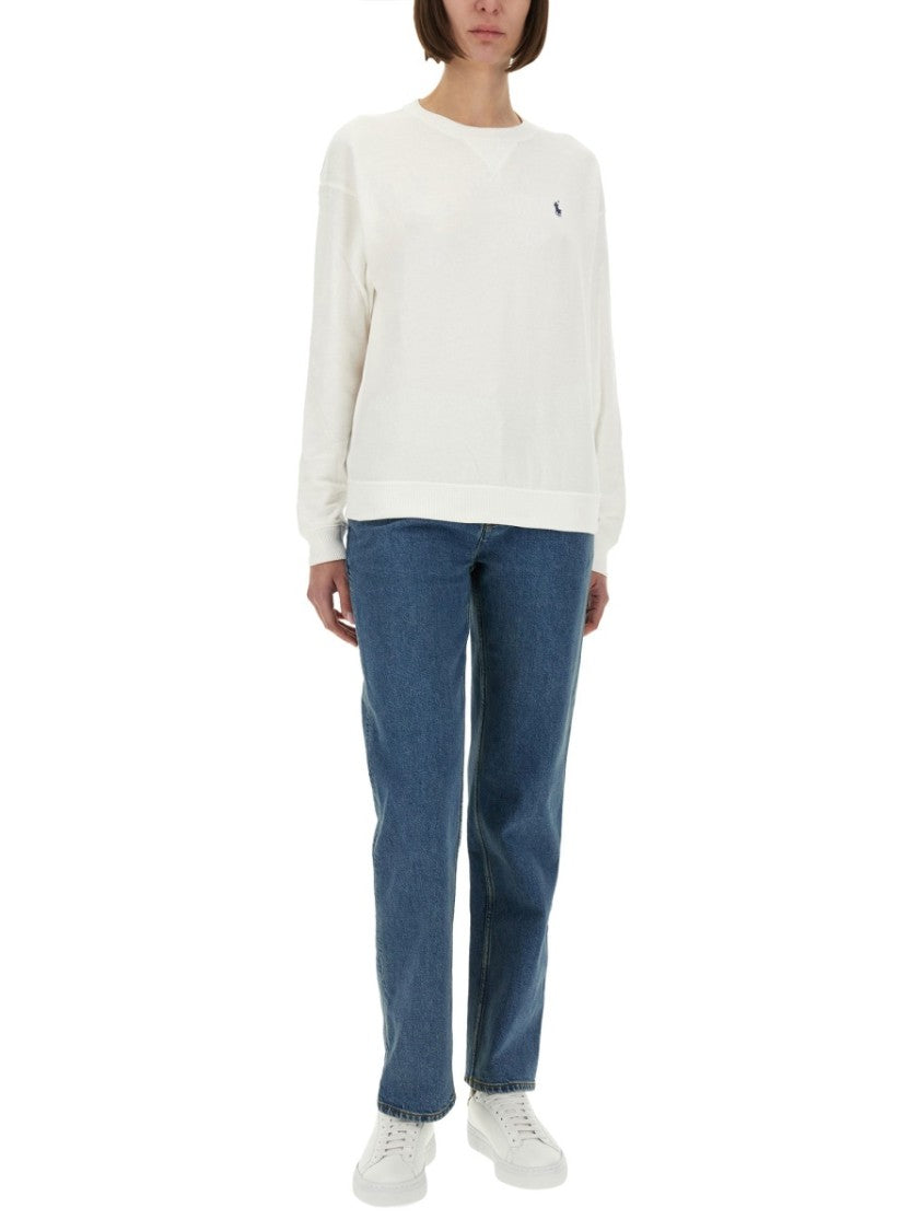 Polo Ralph Lauren Relaxed Fit Eco-Conscious Sweatshirt With Subtle Logo