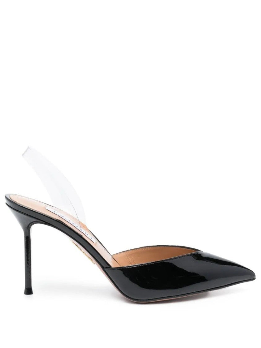 Aquazzura V Plexi Sling 85