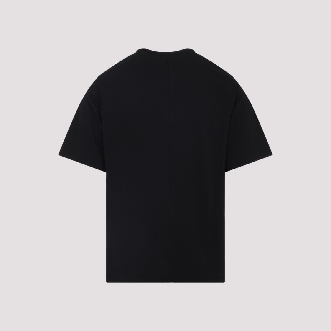 Rick Owens Relaxed-Fit Black Cotton T-Shirt With Classic Crew Neckline