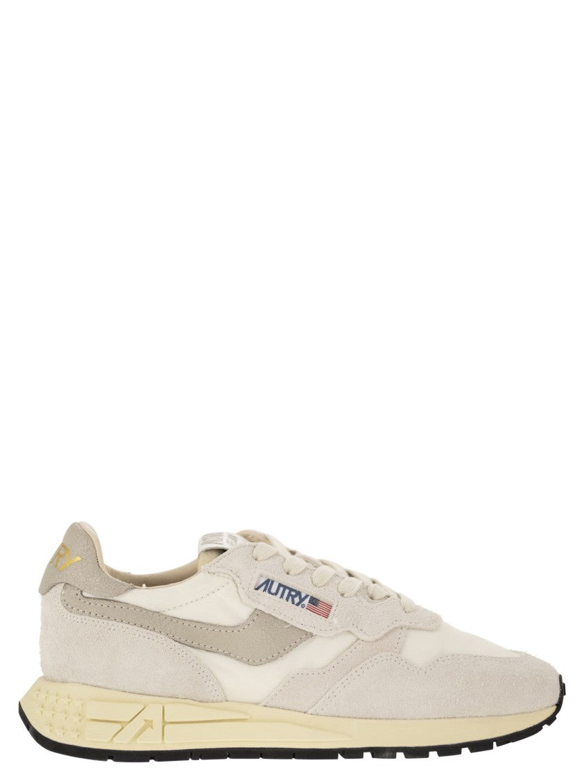 Autry Reelwind - Suede And Technical Textile Trainer