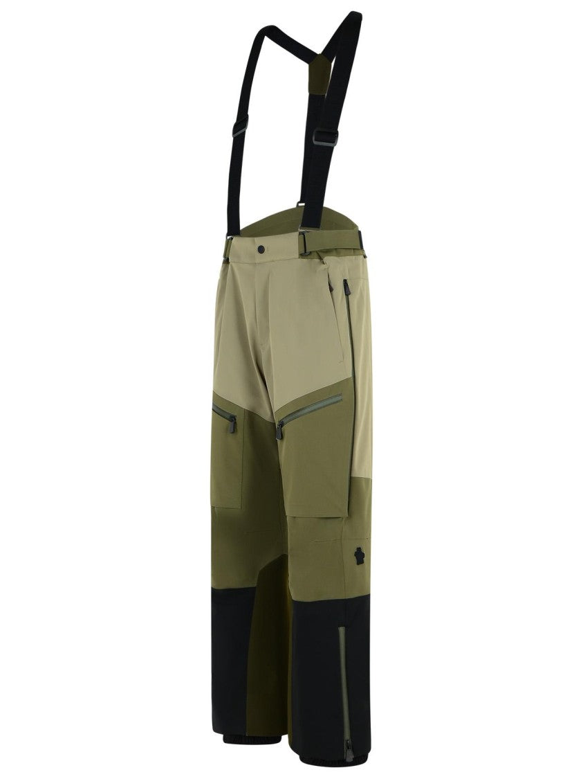 Moncler Grenoble Green Polyamide Blend Ski Pants
