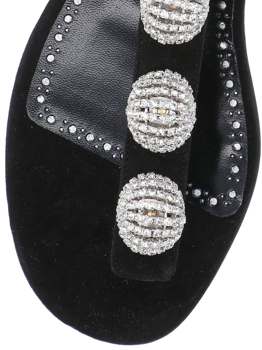 Manolo Blahnik "Hobela" Flip-Flop Sandals