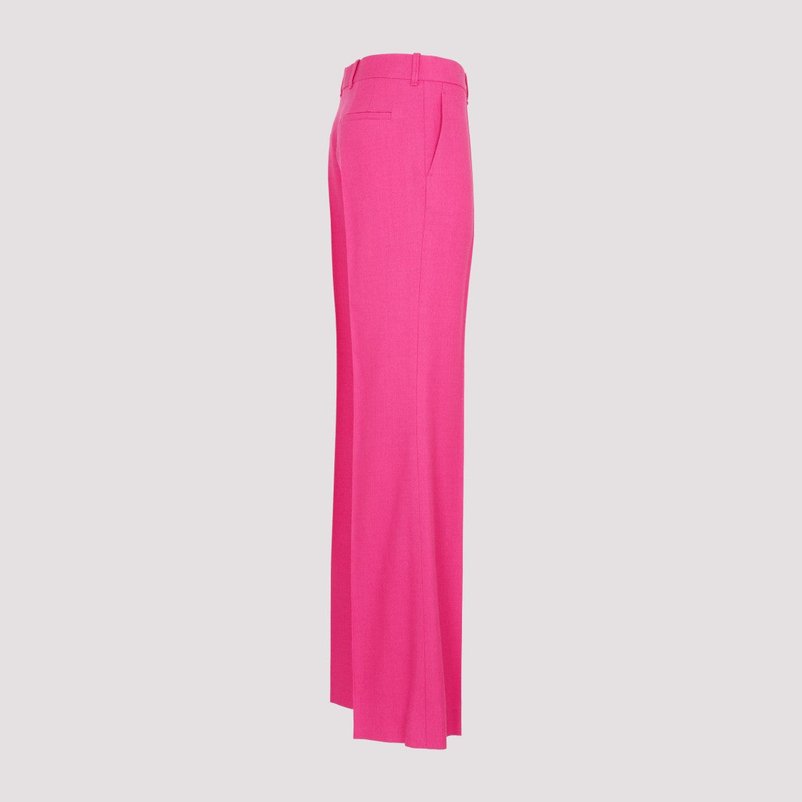 Chloé Flared Trousers In Wool-Silk-Cashmere Blend