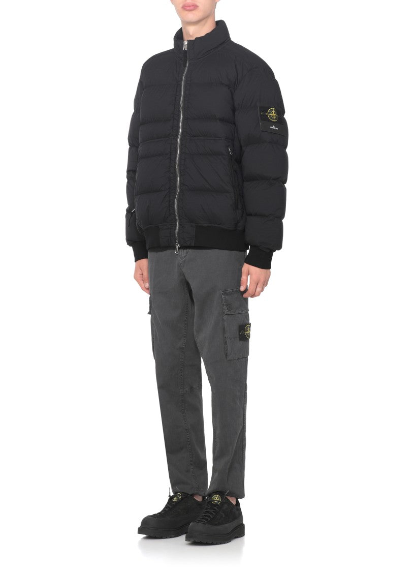 Stone Island Black Bomber Jacket