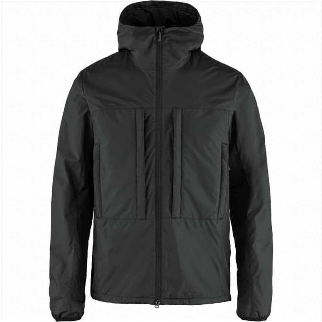 Fjallraven Kanken Front Zippered Black Jacket With High Collar