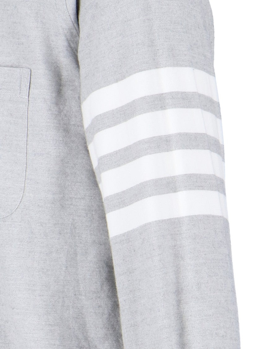 Thom Browne "4-Bar" Shirt – Grey