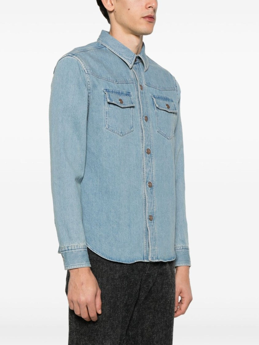Tom Ford Light Blue Denim Shirt