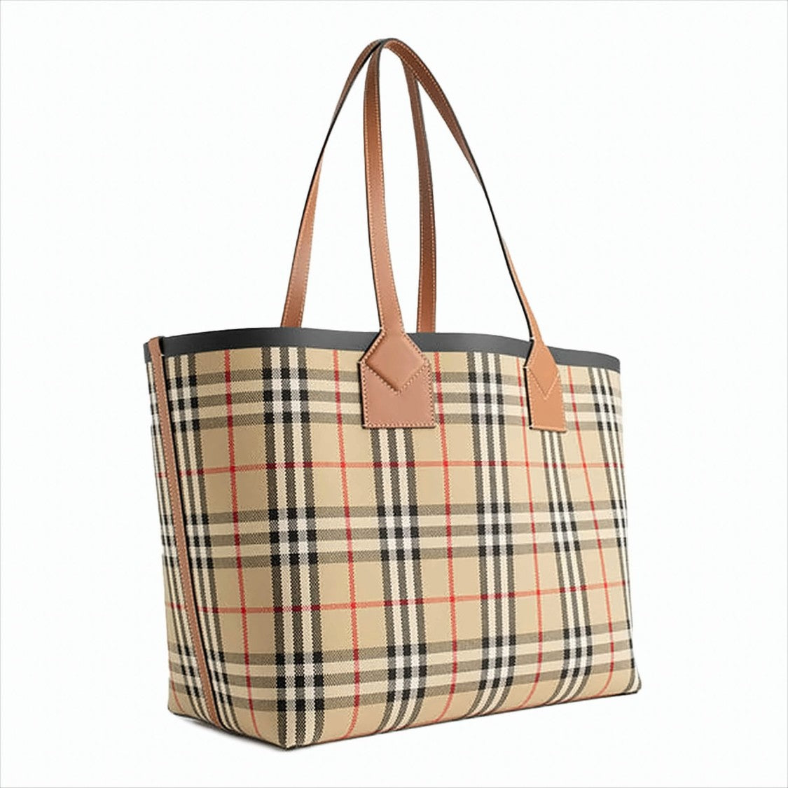 Burberry Check London Midi Tote Bag