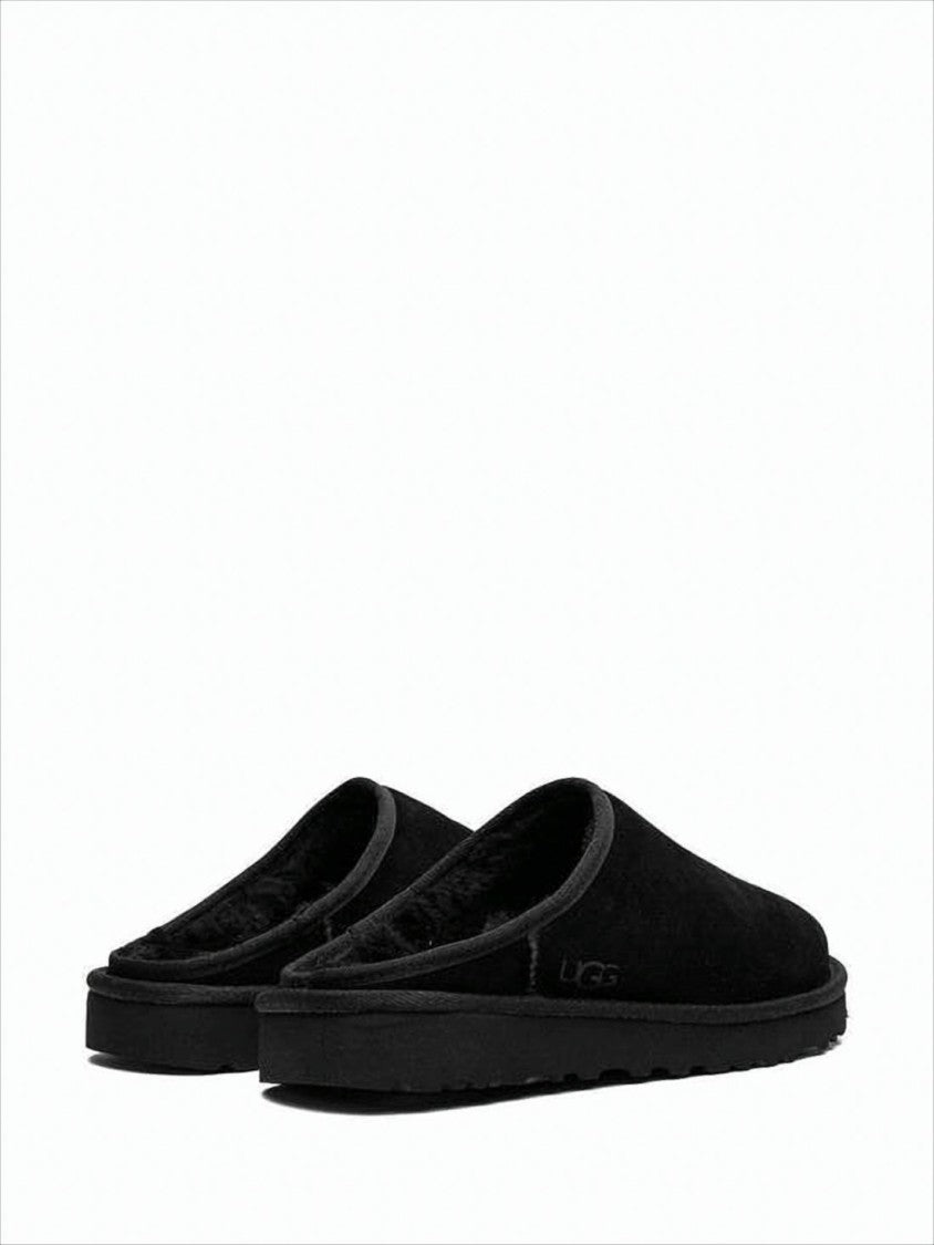 Ugg Suede Slip-On Mule Slippers With Cushioned Sole