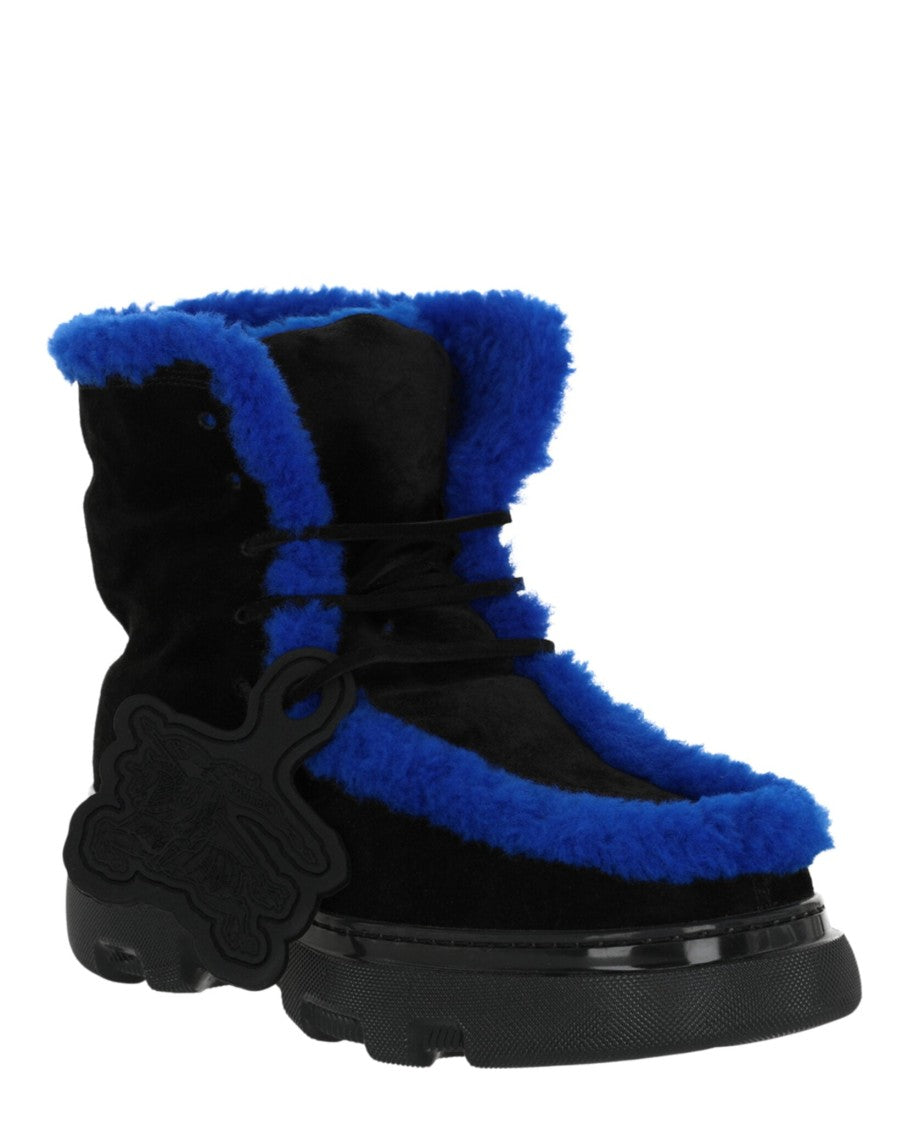 Burberry Creeper Shearling Boots
