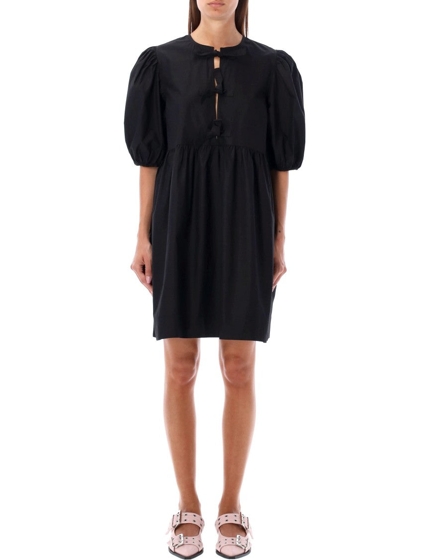 Ganni Popeline Mini Dress